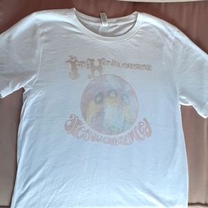 Jimi Hendrix White Tee Size Small